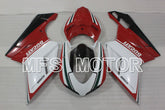 Ducati 848 / 1098 / 1198 2007-2011 Injection ABS Fairing - Factory Style - Red White - MFS4156